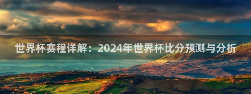 2006年世界杯：世界杯赛程详解：2024年世界杯比分预测与分析
